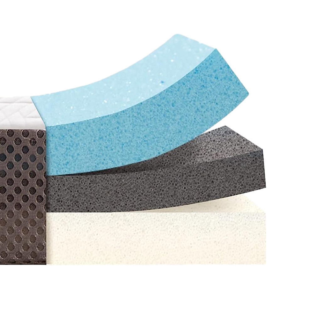 Memory foam gel trippelvikt madrass