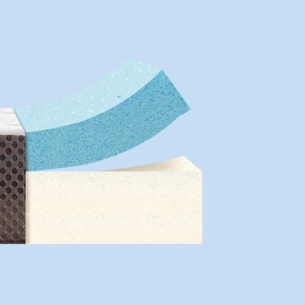 Trefaldig memory foam gelmadrass i japansk stil
