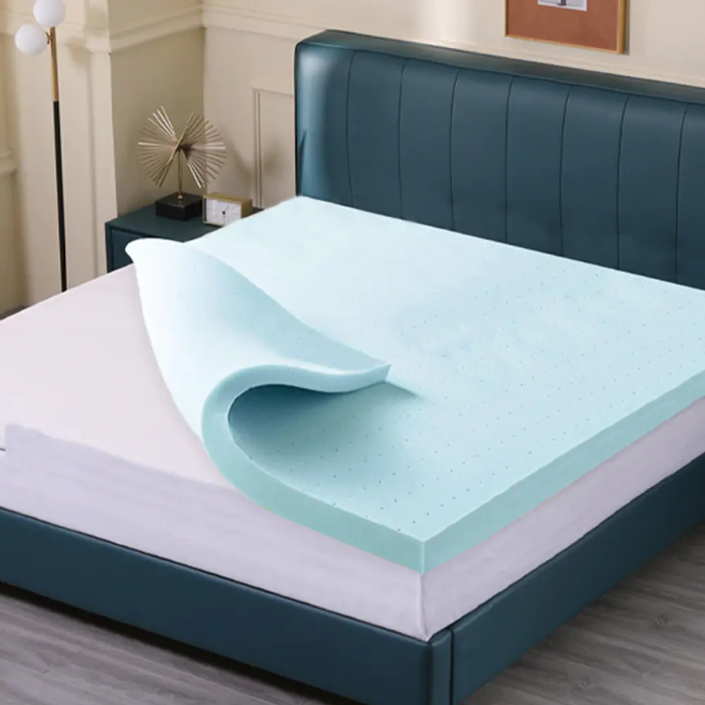 Perforerad Gel Memory Foam Madrass