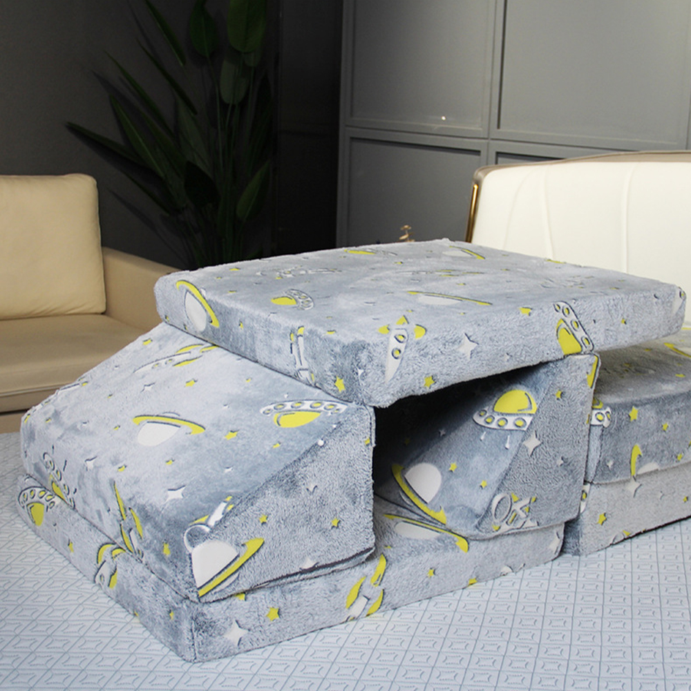 Fluorescerande multifunktionell barnsoffa