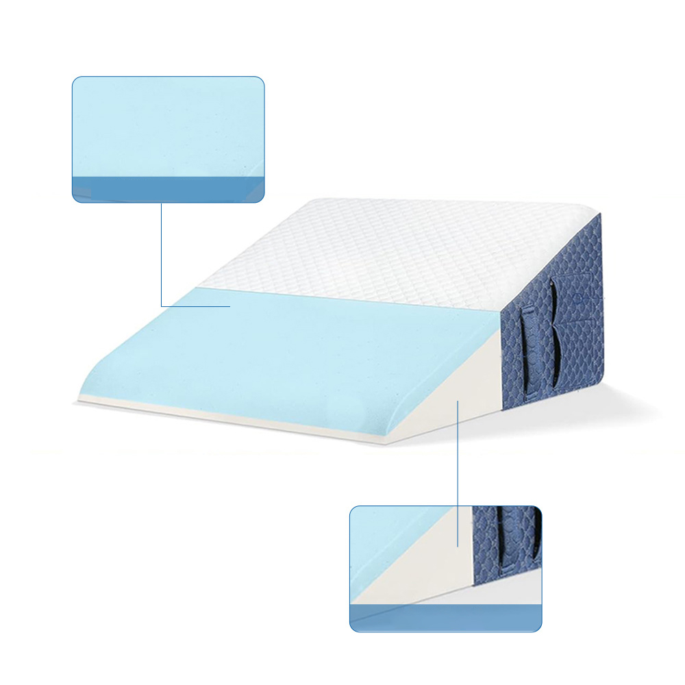 Triangulärt multifunktionellt Memory Foam-ryggstöd