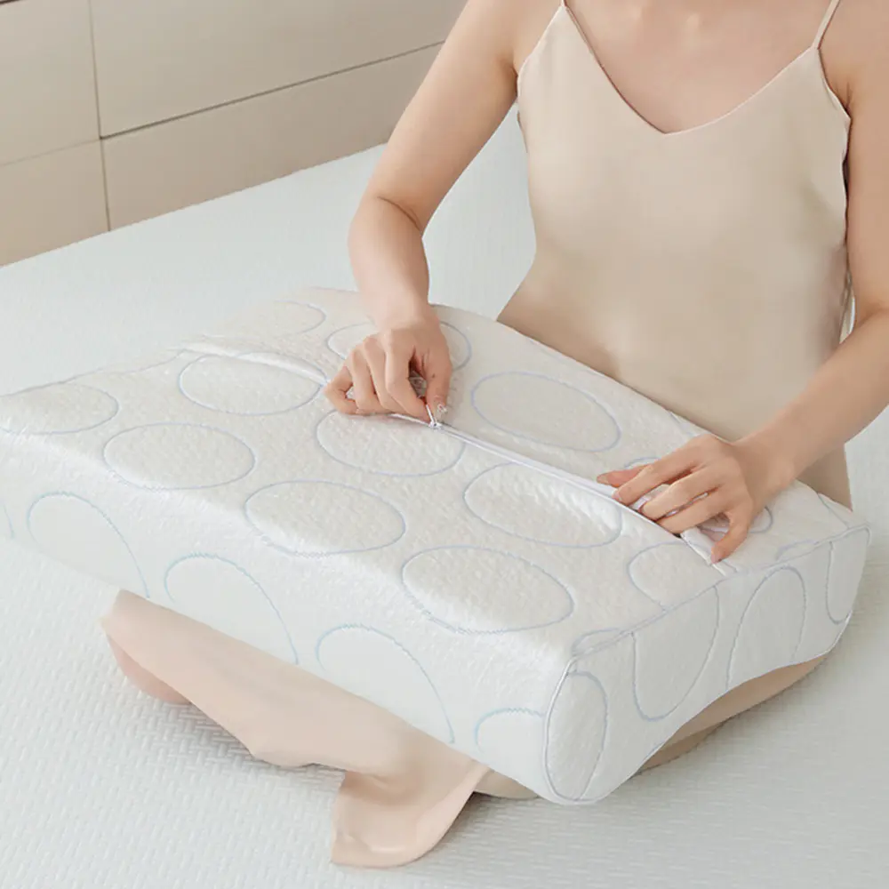 Vågmönster kudde av memory foam