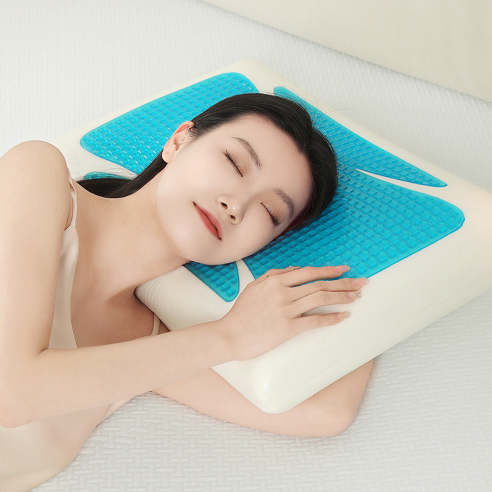 Gel kudde med memory foam bulle