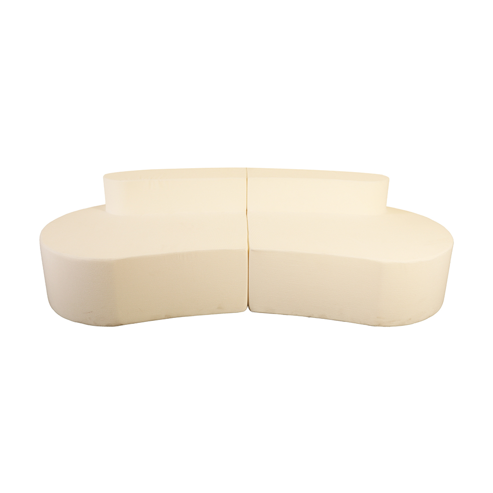 Patchwork dubbelsoffa