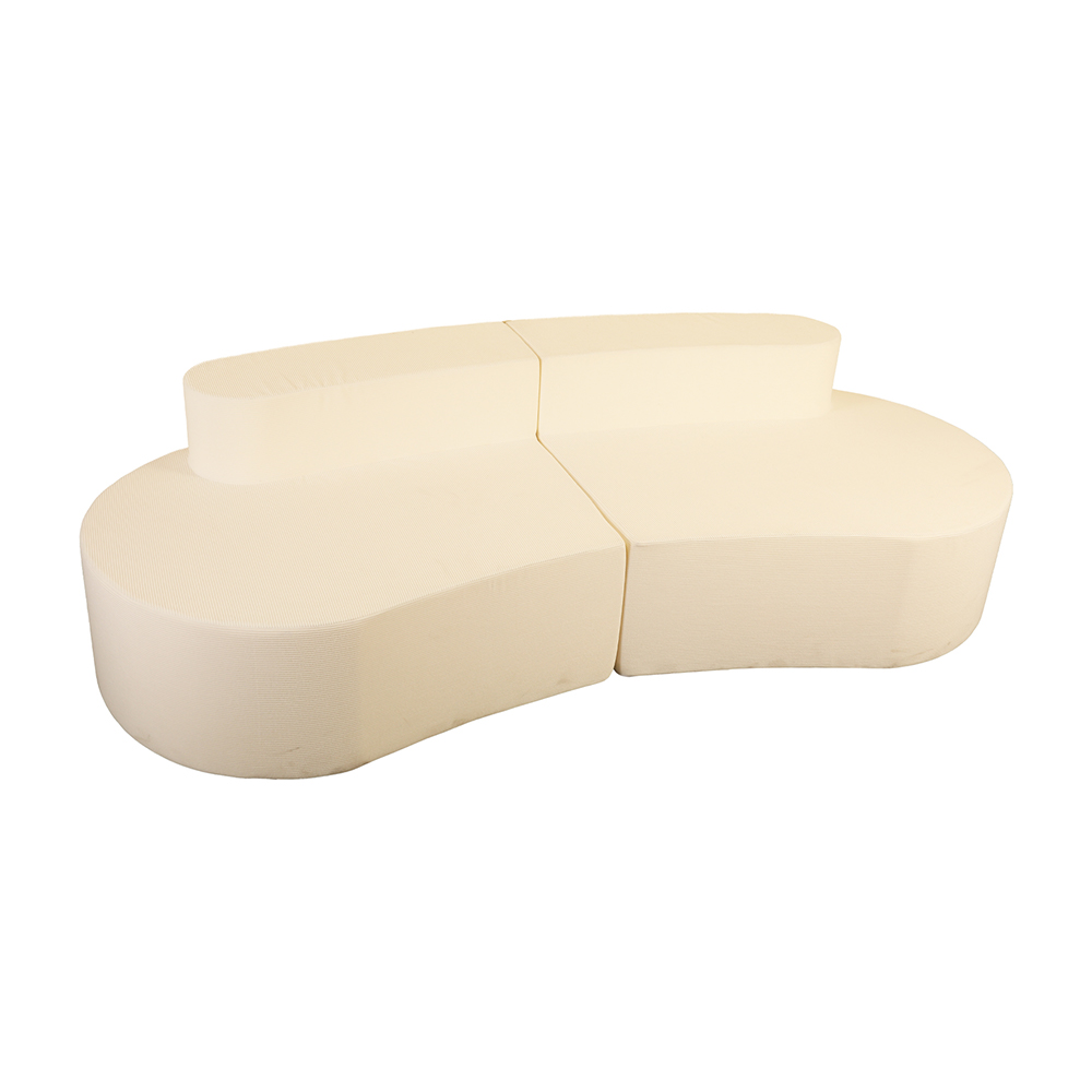 Patchwork dubbelsoffa