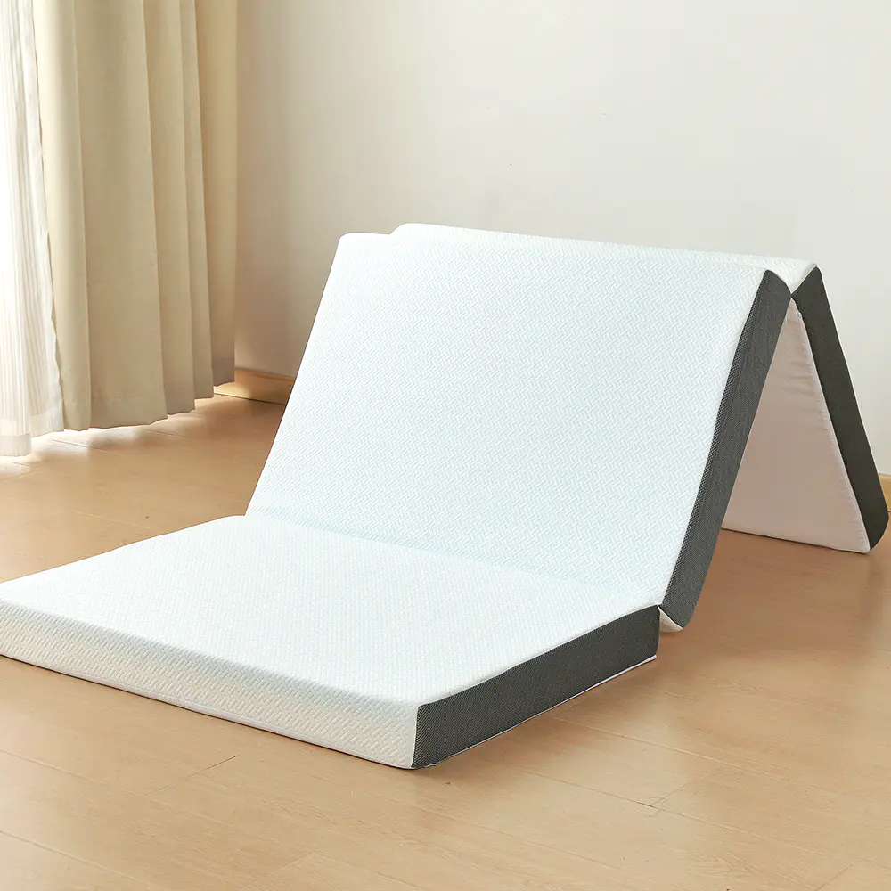 Trefaldig memory foam gelmadrass i japansk stil